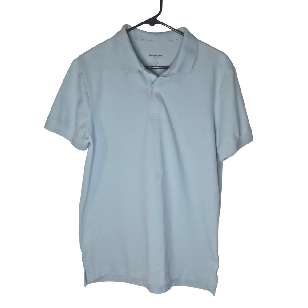 Goodfellow & Co Mens Light Blue The Every Wear Polo Shirt Standard Fit Size M - Picture 1 of 4